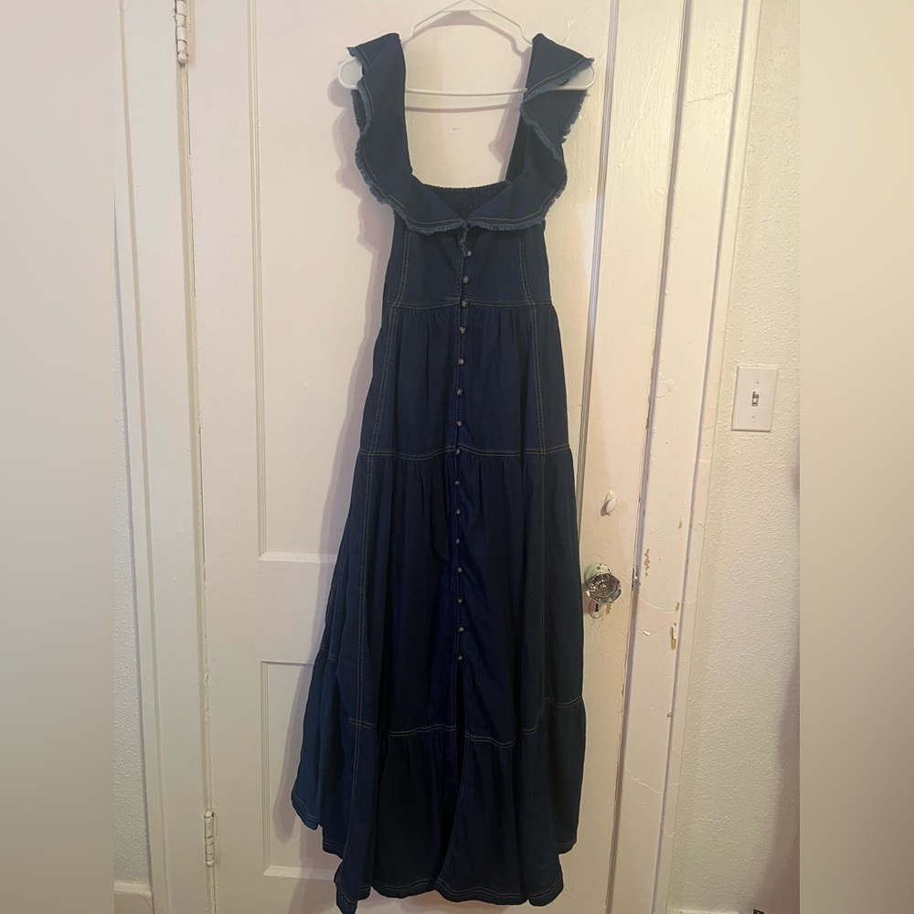 Pilcro Denim Tier Dress